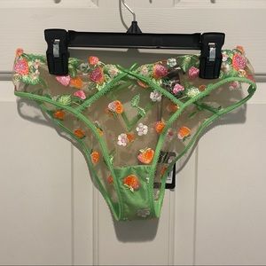 Honey Birdette Lottie sheer full coverage Panties